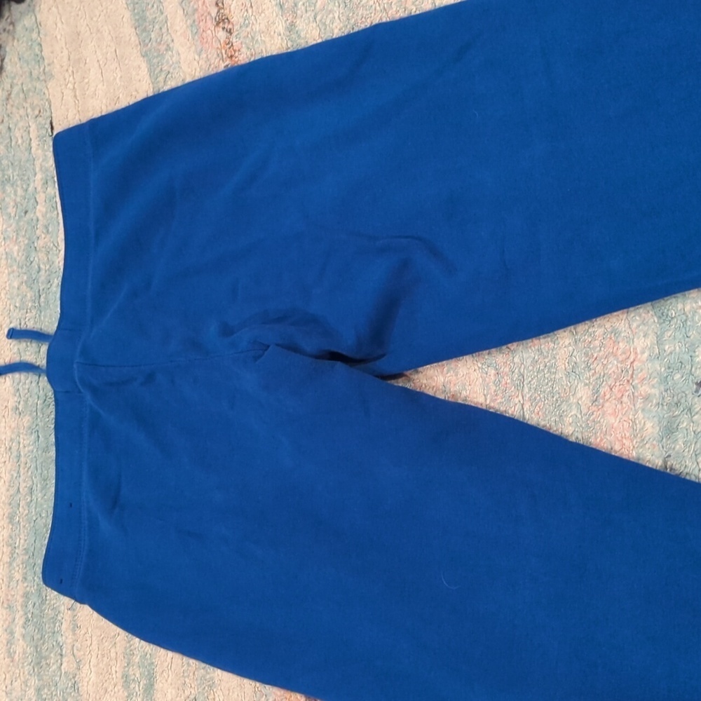 Y2k Hollister Spellout Straight Pants Blue 2000's Depop Low Rise Lounge Comfy - Picture 11 of 11
